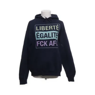 Huvtröja (Blå) från Gildan Bomull, Polyester