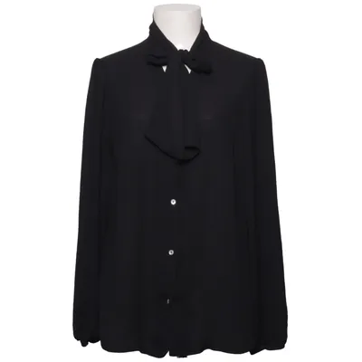 Pussy bow blouse (Black) from Imitz Polyester