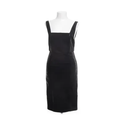 Jurk (Zwart) van Alice + Olivia Elastaan, Nylon, Zijde, Leer