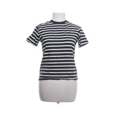 T-shirt (Blå, Hvid) fra H&M Basic Bomuld