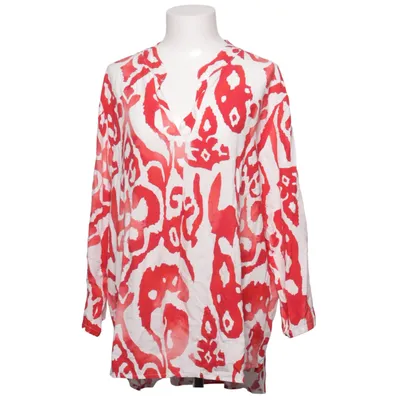 Blouse (Red, White) from Camera Viscose