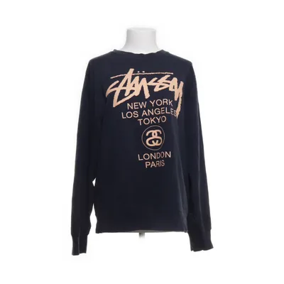 Sweatshirt (Blue, Beige) from Stüssy Cotton, Polyester