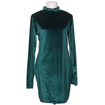 Jurk (Velvet Polo Dress) van NLY Trend Elastaan, Polyester