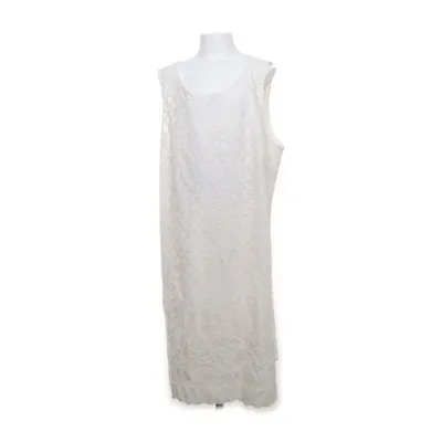 Dress (White) from CeCe Cotton, Polyamide, Polyester