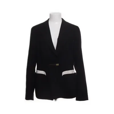 Blazer (Zwart, Wit) van Escada Elastaan, Cupro, Wol