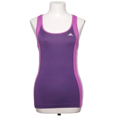 Sports tank top (Purple, White) from Adidas Elastane, Polyester