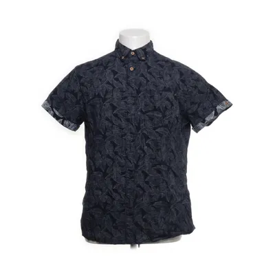 Short sleeve shirt (Blue, White) from Tiffosi Cotton