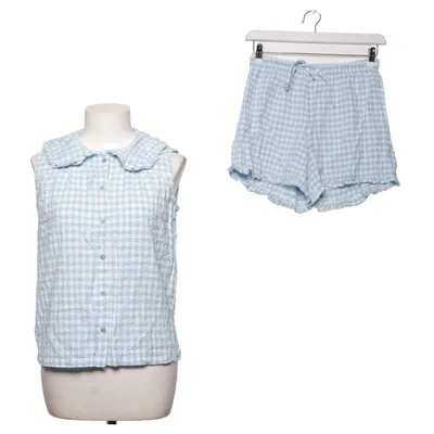 Pyjama (Blau, Weiß) von VRS Baumwolle, Viskose