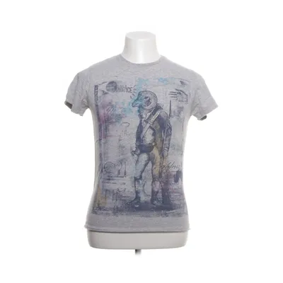 T-shirt (Grijs) van Fishbone Katoen, Polyester