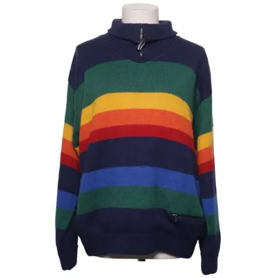 Sweater (Blue, Multicolored) from Marwin Sports Acetate, Acrylic, Wool