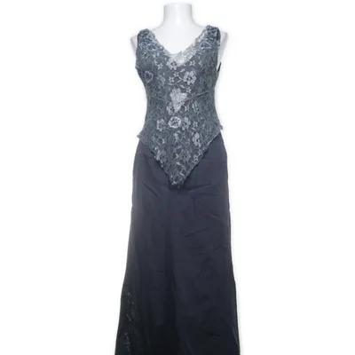 Aftonklänning (Grå) från Munthe plus Simonsen Bomull, Polyamid, Viskos