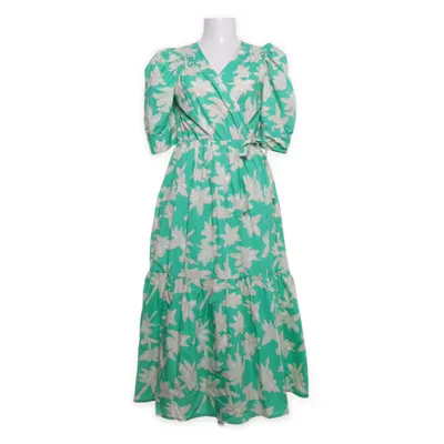 Maxi jurk (Groen, Beige) van Coster Copenhagen Organisch katoen