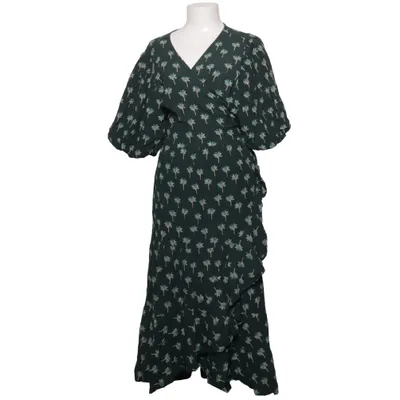 Wrap dress (Green) from Next Cotton, Linen, Viscose