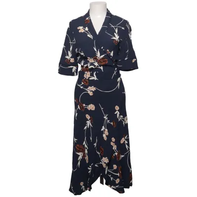 Robe portefeuille (Bleu, Marron, Beige) de Ganni Viscose