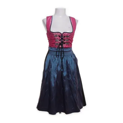 Dirndl (Pink, Blue) from Fuchs Trachtenmoden Cotton, Nylon, Polyester