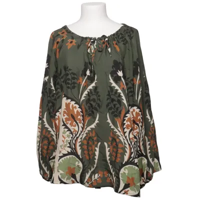 Blouse (Green, Brown, Beige) from Secret Season Viscose