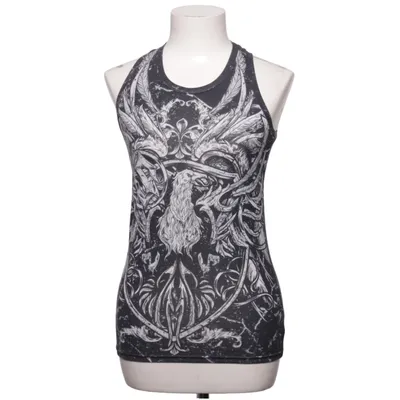 Tank Top (Black, White) from Sabaton Cotton, Polyester