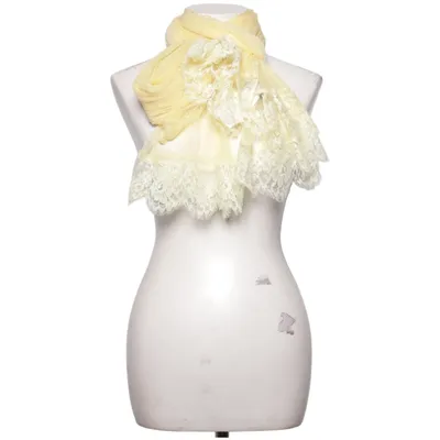 Châle (Jaune) de Ermanno Scervino Coton, Polyamide, Viscose