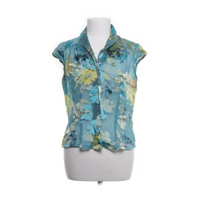 Short sleeve shirt (Blue, Multicolored) from Tone Barker Silk Silk