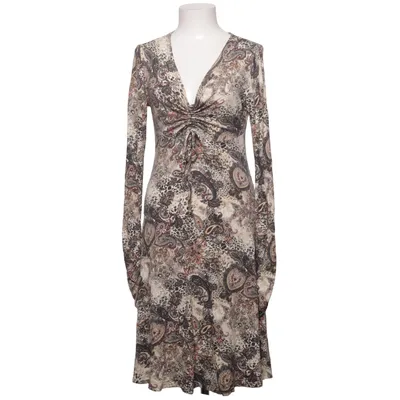 Jurk (Beige, Bruin, Meerkleurig) van Miss Vain Elastaan, Viscose