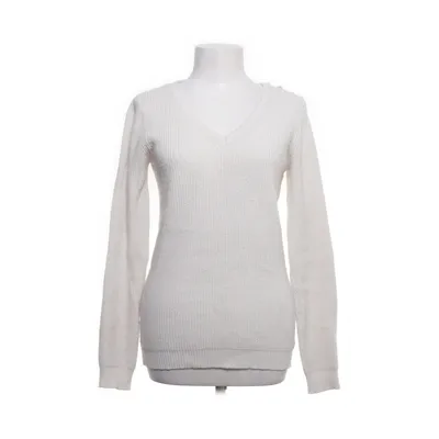 Pullover (Hvid) fra William de Faye Elastan, Kashmir, Silke, Viscose