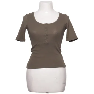 Henley shirt (Green) from KappAhl Cotton, Elastane