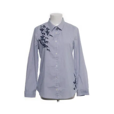 Skjorta (Blå, Vit) från Lisa Tossa Bomull, Elastan, Polyester