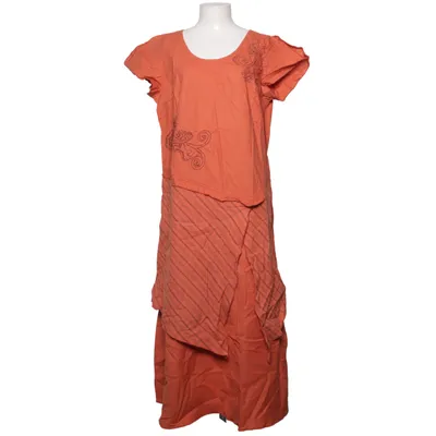 Robe (Orange) de Votre Mode Coton, Lin