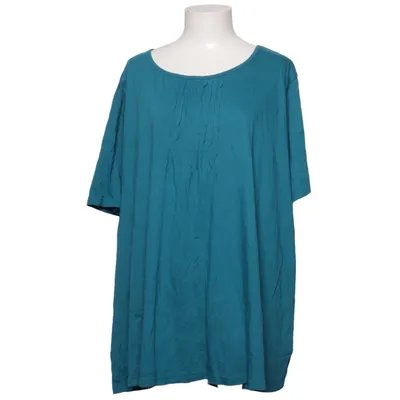 T-shirt (Blue) from BPC Bonprix Collection Cotton, Viscose