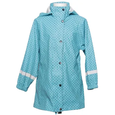 Raincoat (Blue, Black) from One Zero Polyester