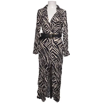 Jurk (Zwart, Beige) van Zara Viscose