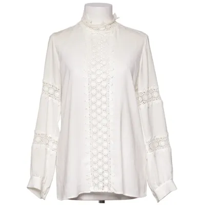 Blouse (H15F316) de Anne Fontaine Acétate, Coton, Polyester