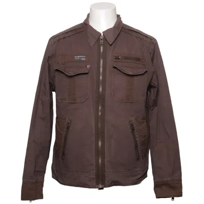 Jacke (Braun) von Jack & Jones Vintage Denim Baumwolle, Polyester