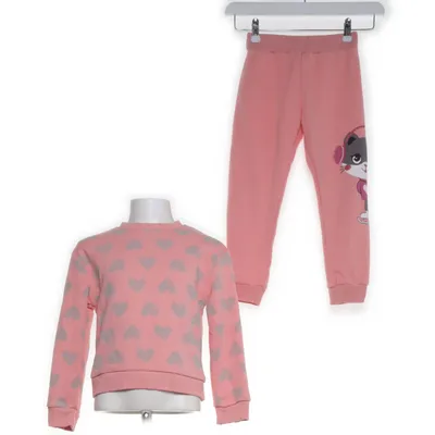Set (6 Years Girl Skating Cat) van Deno Kids Katoen, Polyester