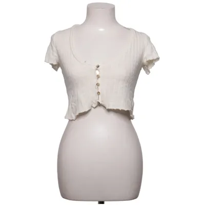 Crop top (Vit) från Project Social T x Urban Outfitters Bomull, Elastan