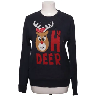 Kersttrui (Blauw, Meerkleurig) van A.M.London Acryl, Katoen, Polyester