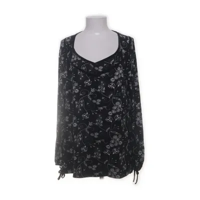 Långärmad t-shirt (Svart, Vit) från Generous by Lindex Elastan, Viskos