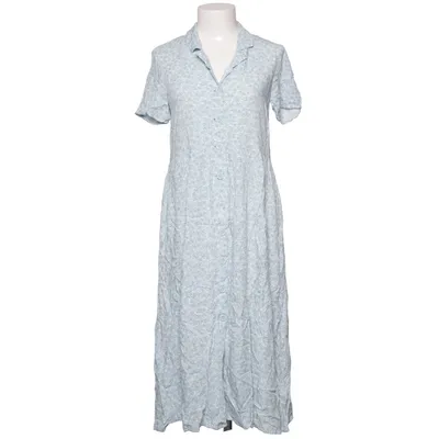 Skjortklänning (Blå, Vit) från Monokel Viskos