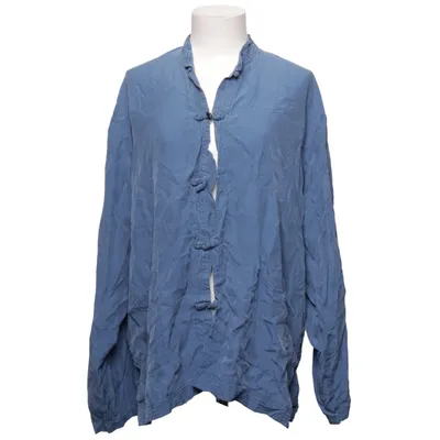 Blouse (Blauw) van Plants Zijde