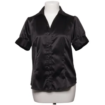 Kurzarmhemd (Schwarz) von Riley Woman Elasthan, Polyester