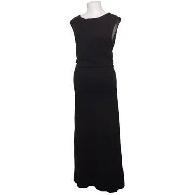 Robe longue (Noir) de H&M Modern Classic Élasthane, Polyamide, Viscose
