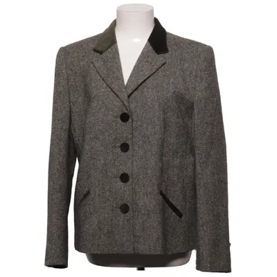 Blazer (Figursydd. Krage + knappar i buteljgrön sammet. ) from Butiken på landet Wool