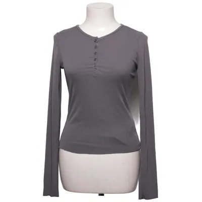 Henley T-shirt (Grå) fra Dazy Elastan, Polyester