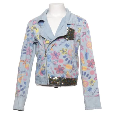 Denim jacket (Blue, Multicolored) from Desigual Cotton, Elastane, Polyester