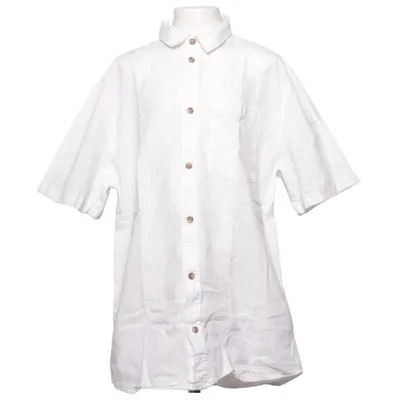 Korte mouwen shirt (Wit) van H&M Katoen, Linnen