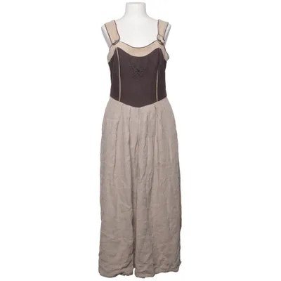 Dirndl (Beige, Brown) from Solo Cotton, Hemp, Linen, Polyester