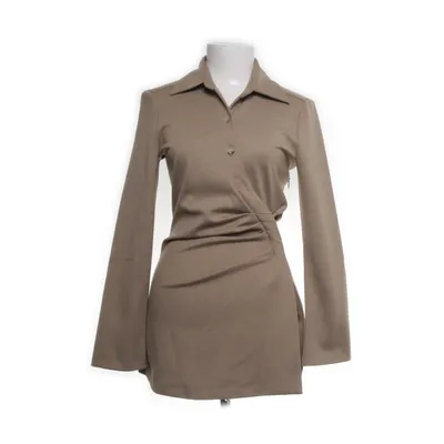 Klänning (Beige) från Zara Polyester, Viskos, Elastan