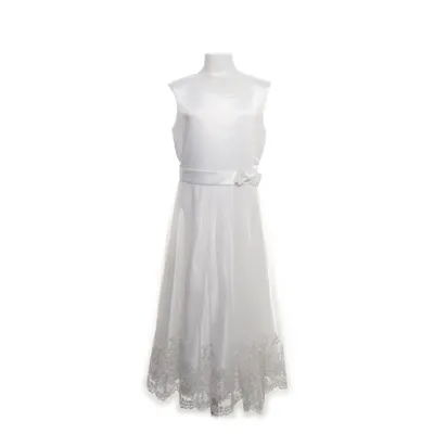 Bloemenmeisjes jurk (Wit, Zilver) van Happy Girls by Eisend Polyester