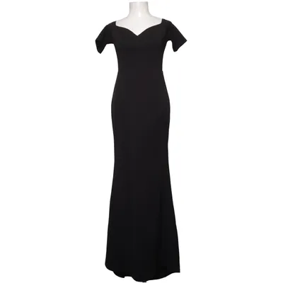 Maxi jurk (Zwart) van Lucy Wang Elastaan, Polyester