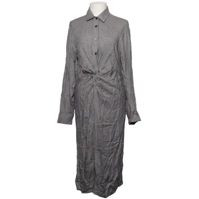 Shirt dress (Gray, Black, White) from Zara Woman Viscose